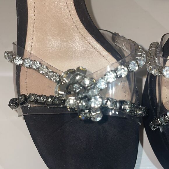 Schutz Jayda Platform Rhinestone Heels Size 8.5 - Picture 3 of 8